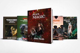 book cover, ebook cover or paperback cover or kindle cover