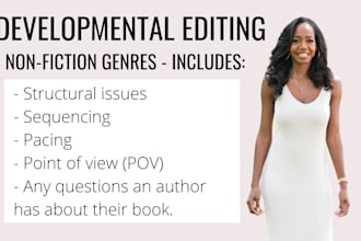 be the developmental editor for your non fiction book