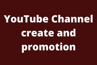 create, set up and grow youtube channel
