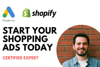 设置and manage google shopping ads for your shopify