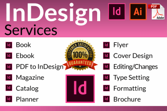 do any adobe indesign project within 24 hours