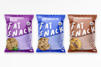 design a modern product packaging and label design