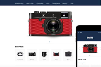 build shopify  store or shopify website