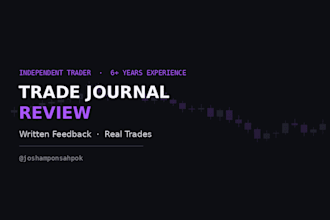 review and provide written feedback on your trades