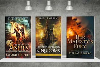 design a fantasy book cover KDP kindle book cover just in 5 hrs