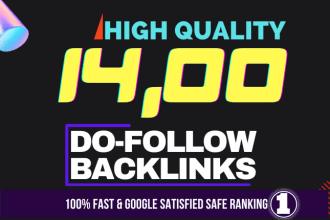 provide tiered contextual SEO dofollow backlinks service best link building