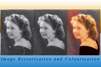repair, restore and fix old and damage images