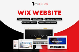 create a modren and responsive wix website