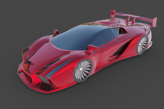 create 3d car modelling with blender