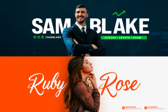 design a professional facebook, twitter or linkedin cover