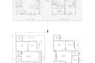 redraw floor plans in autocad
