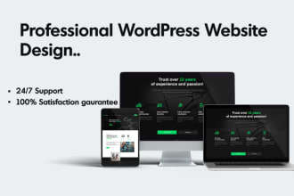 design marvelous wordpress website that appeals