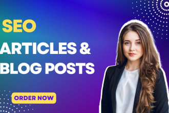 create SEO articles and blog posts for your website
