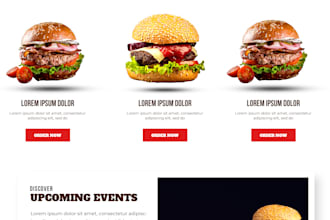 create responsive stunning landing web page design