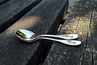 send you a personalized premium quality coffee spoon