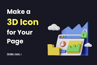 create custom 3d icons for your website