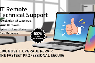 fix, repair, and speed up windows 11, 10 and mac PC remotely