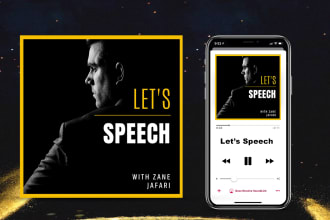 design a professional podcast cover art