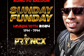 design a professional and unique club and party flyers