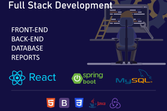 make web application using spring boot and react js