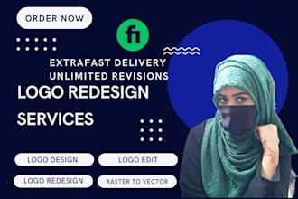 redesign, redraw, fix, update and modify vectorize any logo or graphic