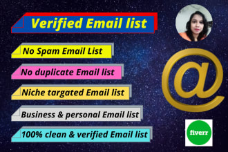 gather you niche targeted verified email list perfectly