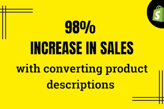write shopify product descriptions for your ecommerce store
