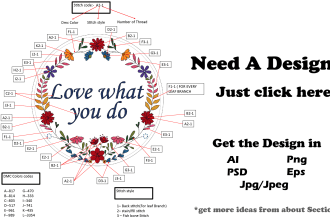 create hand drawn embroidery designs for hoops