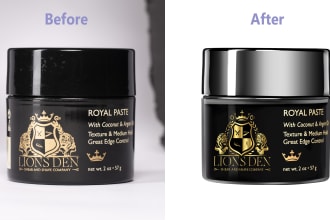do product image editing and retouching for amazon or ebay