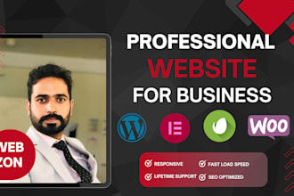 create a high converting wordpress business website using elementor