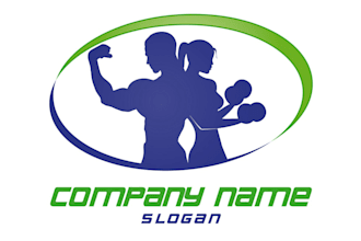 design wonderful fitness logo with my creative thinking
