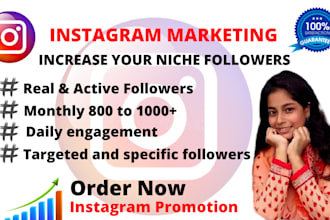 do instagram promotion and marketing for fast organic growth