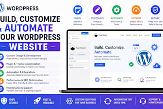 build customize and automate your wordpress website