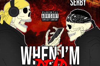 make an amazing single, mixtape, album cartoon cover art