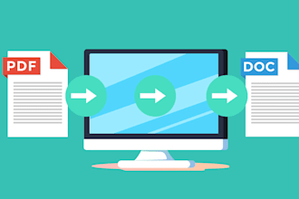 convert pdf to word or scanned pages to word or google docs