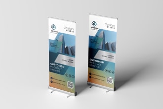 design professional rollup banner for you