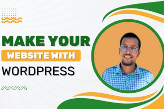 design, redesign, clone, or duplicate your website into wordpress