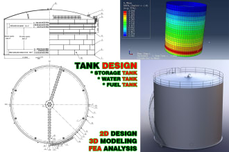 design storage tank with calculation