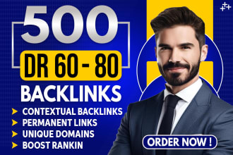 high quality contextual SEO dofollow backlinks dr50 to dr70 plus