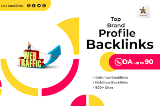 create contextual social profiles backlinks manually
