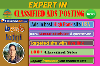 do free classified ads posting high rank USA site