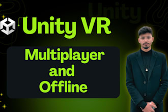develop professional unity VR games for meta quest