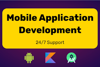 make android applications using java and kotlin