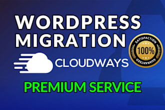 setup or fix your cloudways and migrate your wordpress website