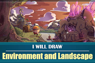 make environment concept art for you game