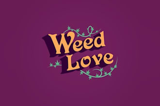 design original attractive cannabis logo