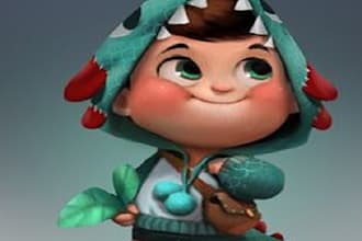 model, rig and animate 3d character or object just for you