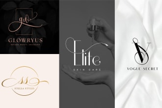 do fashion, beauty, cosmetic spa hair salon logo
