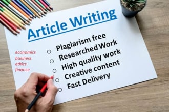 write brilliant articles on ethics, business and economics