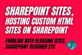 create custom sharepoint sites